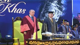 Cumhurbaşkanı Erdoğan'a, fahri doktora beratı tevdi edildi