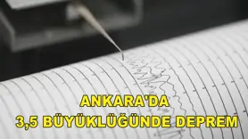 Ankara'da 3,5 büyüklüğünde deprem