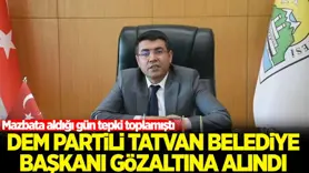 Tatvan Belediye Başkanı Gözaltına Alındı
