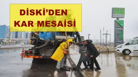 DİSKİ’DEN KAR MESAİSİ