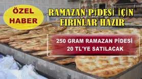 Ramazan pidesi için fırınlar hazır