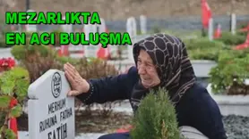 Mezarlıkta en acı buluşma