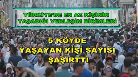 Türkiye'nin 5 köyünde yalnızca birer kişi yaşıyor