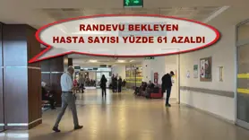 Randevu bekleyen hasta sayısı yüzde 61 azaldı