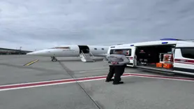 Kalp rahatsızlığı olan bebek ambulans uçakla İstanbul'a nakledildi