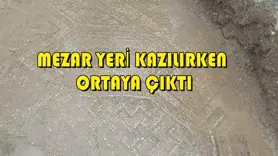 Mezar yeri kazılırken ortaya çıktı