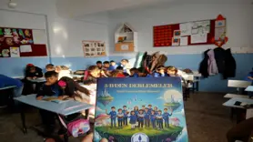 İlkokul öğrencileri, hayallerini kitaba taşıdı