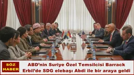 Barrack, Erbil’de SDG elebaşı Abdi ile bir araya geldi