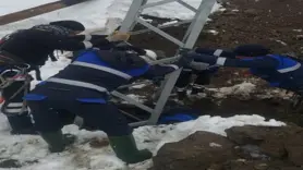 Çüngüş’te devrilen elektrik direkleri onarıldı
