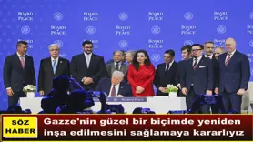 Gazze'nin güzel bir biçimde yeniden  inşa edilmesini sağlamaya kararlıyız