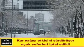 Kar yağışı etkisini sürdürüyor