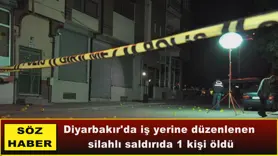 Diyarbakır'da  silahlı saldırı