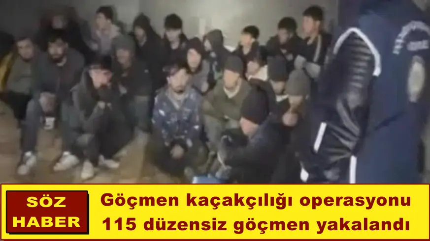 Göçmen kaçakçılığı operasyonu