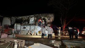 Prefabrik evde çıkan yangında karı-koca hayatını kaybetti