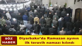 Ramazan ayının ilk teravih namazı kılındı