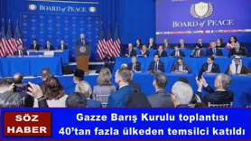 Gazze Barış Kurulu toplantısı