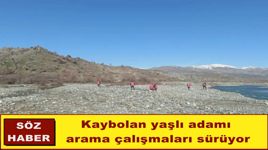 Kaybolan yaşlı adamı  arama çalışmaları sürüyor