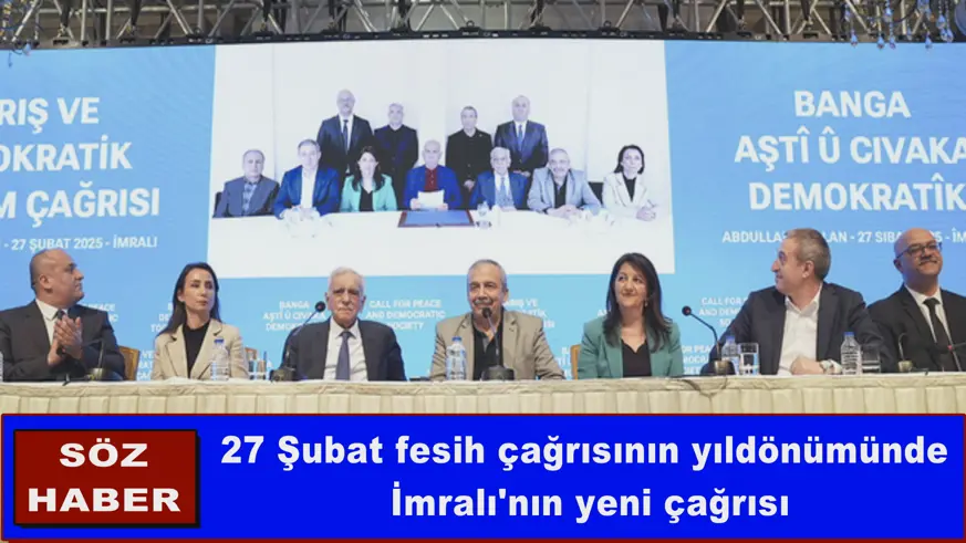 İmralı'nın yeni çağrısı