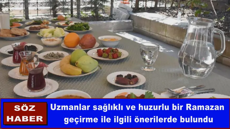 Ramazan Ayında Sağlıklı Beslenme Rehberi