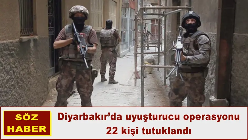 Diyarbakır’da uyuşturucu operasyonu