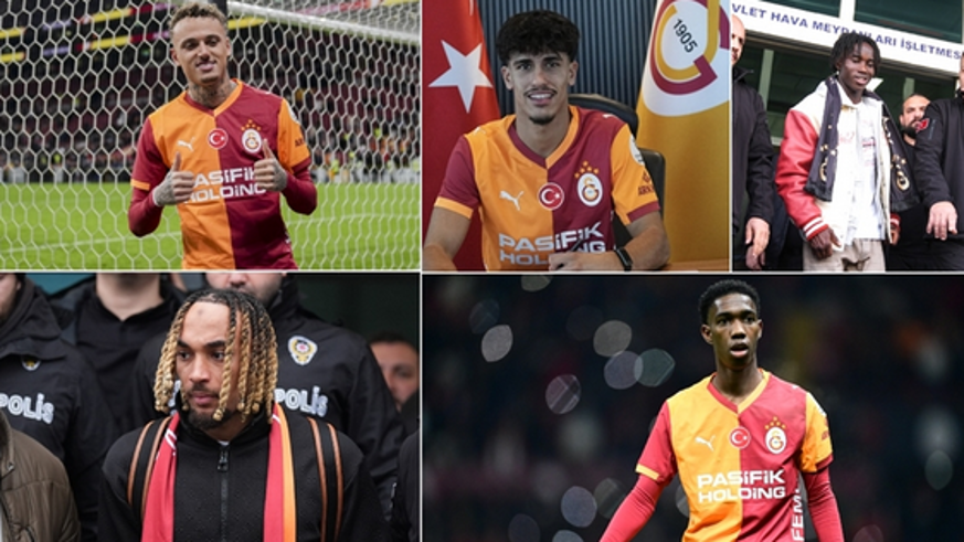 Galatasaray, 5 futbolcu transfer etti