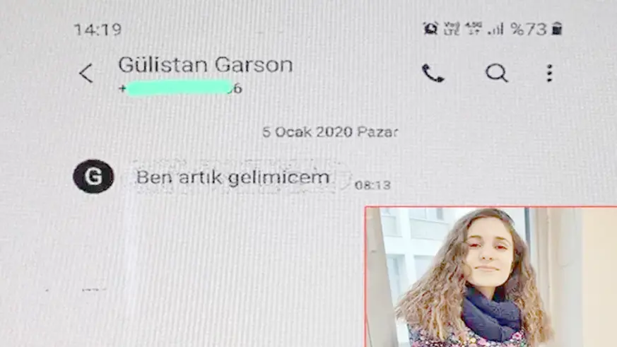 Kaybolmadan  1 gün önce  işe başlamış
